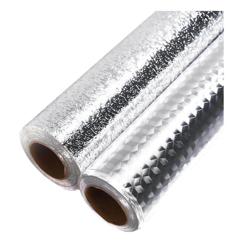 橱柜厨房防油贴纸垫纸铝箔防火灶台防水防潮柜子自粘墙纸耐高温