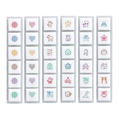 日本KODOMO六联按键浸透印章