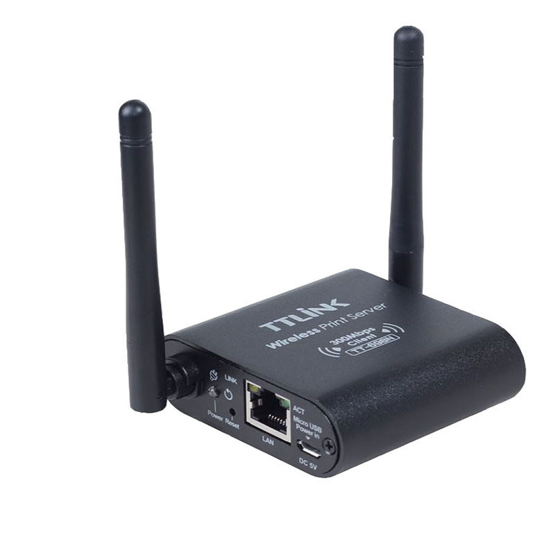 TT-LINK 打印机转无线wifi网络打印服务器共享器一体机激光针式喷