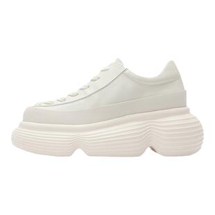 DAPHNELAB棒棒糖绑带小皮鞋厚底鞋黑色休闲鞋