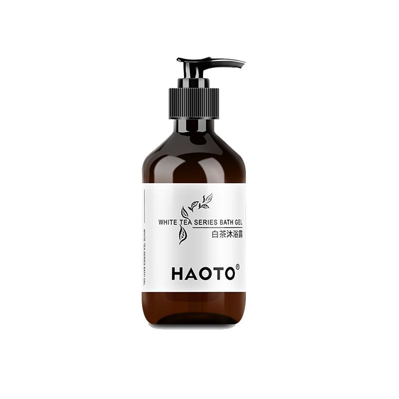 HAOTO白茶酒店专用洗发水沐浴露大桶分瓶装全季民宿宾馆五星级