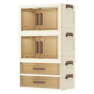 化妆品收纳盒桌面高级感化妆盒防尘梳妆台抽屉式收纳置物架收纳柜