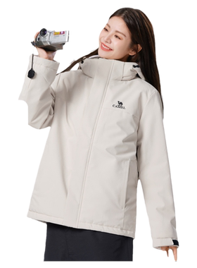 女装棉服骆驼棉衣外套