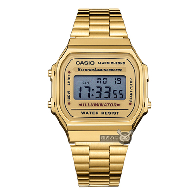 卡西欧小方块小银块情侣手表A159