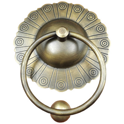 铜拉手纯铜单孔仿古大门中式门环