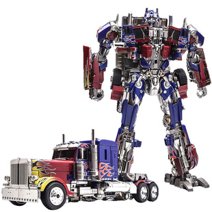 变形玩具擎天之柱变型5金刚汽车模型机器人男孩礼物正合金版手办