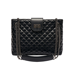 香港代购包包女包新款2025秋冬大容量单肩斜挎小香风菱格链条包潮