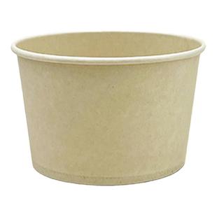 整箱一次性纸碗圆形外卖快餐打包饭盒家用商用加厚泡面小吃汤碗筷