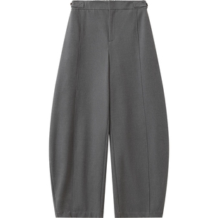 播秋冬O型休闲香蕉裤女宽松高腰阔腿糯米裤BDS4KD3549