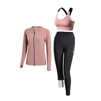 MGG 暴汗服女運動套裝瑜伽服汗蒸服暴汗褲大碼跑步發(fā)汗控體健身服