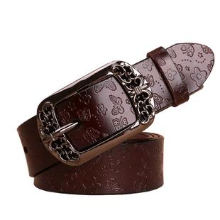 皮带女士真皮2024新款牛皮腰带女宽复古时尚百搭装饰牛仔裤裤带潮