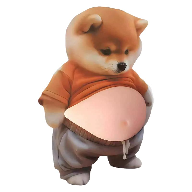 创意柴犬硅胶门挡防撞解压