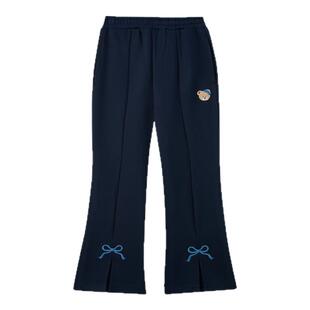 PawinPaw卡通小熊童装25年秋季新款女童休闲喇叭裤舒适百搭