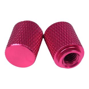 铝合金彩色手拧螺丝帽英制1/4M3/56加长滚花网纹盲孔调节盖帽螺母