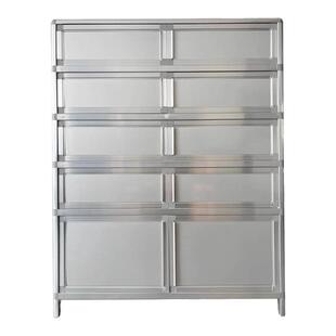 阳台防晒铝合金大容量鞋柜室外走廊家用门口不锈钢防潮防霉鞋柜架