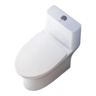 恒洁马桶虹吸式家用防臭卫浴小户型抽水陶瓷节水坐便器小激浪512