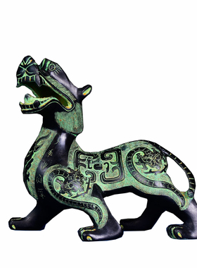 老神仙青铜招财貔貅摆件