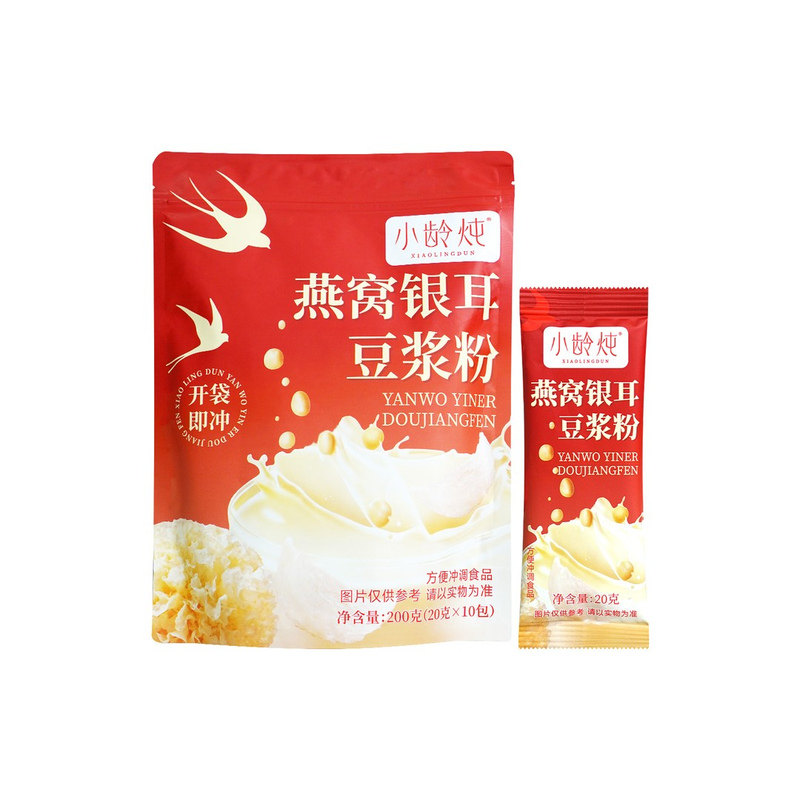 小龄炖燕窝银耳豆浆粉代餐饱腹