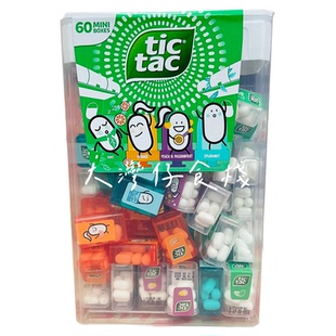 包邮tictac嘀嗒滴答糖硬糖迷你无糖薄荷糖旅行草莓味薄荷口香糖