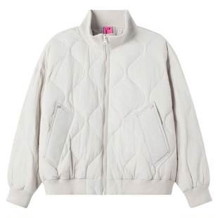 希越高端白鸭绒菱形格羽绒服男通勤百搭外套冬季新款宽松休闲夹克