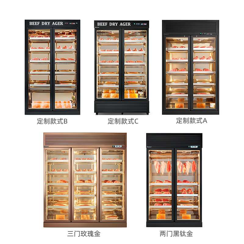 牛肉干式熟成排酸柜商用西餐厅牛排烤肉店湿式展示冷藏柜工厂直发