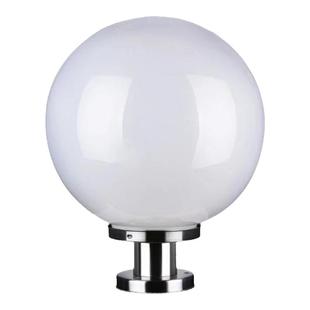 户外防水白色玻璃球形灯罩围墙灯庭院门庭柱头灯景观路灯卡口灯罩