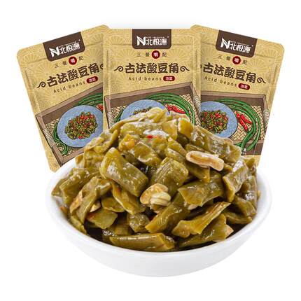 北极源古法酸豆角独立小包装酸豇豆商用咸菜泡菜酸菜袋装下饭菜