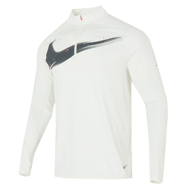 NIKE/耐克长袖男子半拉链运动T恤