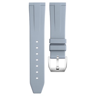 通用快拆氟橡胶手表带适用华为卡地亚西铁城浪琴欧米茄万国飞亚达