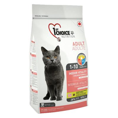美版进口1st choice益之选室内去毛球配方全价成猫猫粮5.44kg