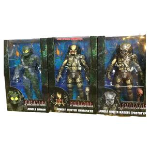 厂货NECA 51551 铁血战士 30周年 P1元祖 阿诺 达奇上校 模型手办