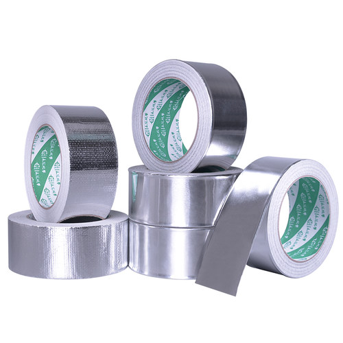 永冠加厚铝箔胶带耐高温热水器油烟机排烟管道水管密封厨房补锅防漏自粘贴锡箔纸防水防晒隔热玻纤布铝箔胶带