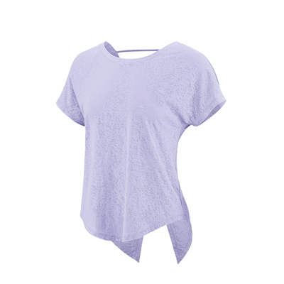 轻薄速干镂空美背瑜伽T恤女