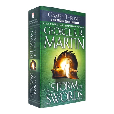 【现货】英文原版 口袋版 冰与火之歌 第三卷冰雨的风暴 A Storm of Swords A Song of Ice and FireGeorge R.R. Martin
