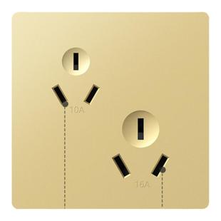 国际电工86型大功率3孔16A插座空调热水器暗装带开关六孔插座面板