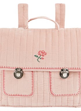3件5折 Little法国emile et ida FW25儿童双肩包腰包斜挎发夹纱巾