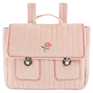 68Z Little法国emile et ida FW25儿童双肩包腰包斜挎发夹纱巾