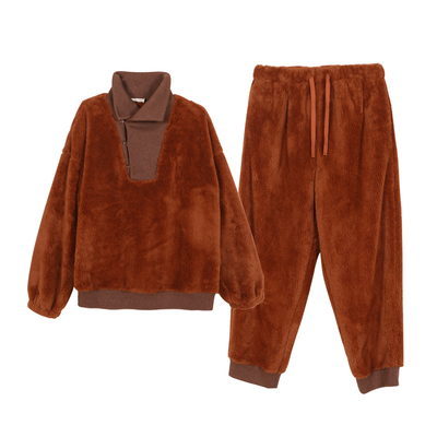 冬季特厚双面绒运动风男士