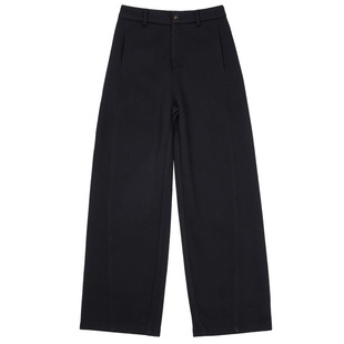 菲伊唐高端精致爆款牦牛绒垂顺进料休闲百搭大长腿秋冬女裤西装裤