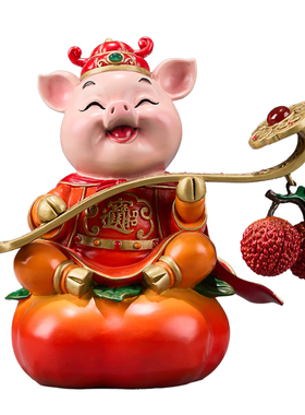 大铜世家诸事如意猪摆件