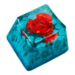 键帽单颗透光个性化可定制高度自然晕染ttc轴手工树脂机械键盘帽