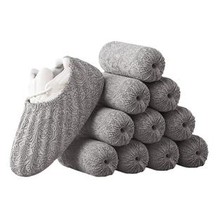 百草园一次性鞋套室内家用防水防滑加厚耐磨无纺布反复使用脚套