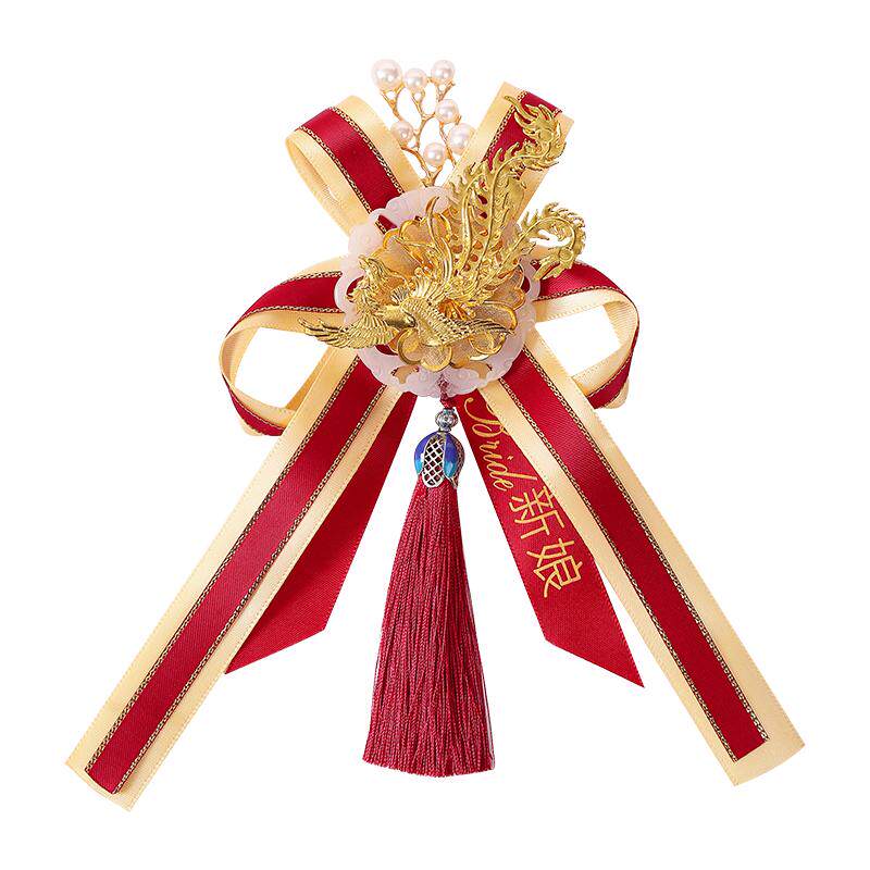 婚庆用品新郎新娘结婚胸花伴郎伴娘胸花婚礼贵宾仿真花家人一全套
