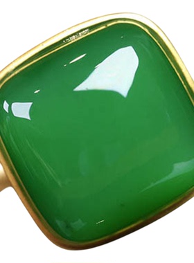 原创设计翡翠金镶玉手饰送老婆