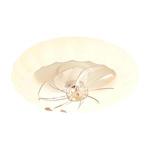 雷士照明摇头风扇灯吊灯奶油风主灯现代简约灯具卧室灯法式客厅灯