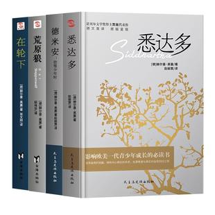 正版 诺贝尔文学奖得主赫尔曼黑塞代表作全6册 悉达多+荒原狼+德米安:彷徨少年时+在轮下 纪念碑式名作德文原版翻译外国文学小说