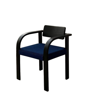 Slow Living 中古餐椅实木靠背椅家用复古休闲扶手椅设计师书桌椅