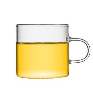 加厚高温耐热玻璃茶具功夫小茶杯家用品茗杯带把花茶杯红茶普洱杯