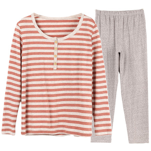 顶呱呱睡衣女长袖套装薄款女士纯棉男士顶瓜瓜可外穿情侣家居服女