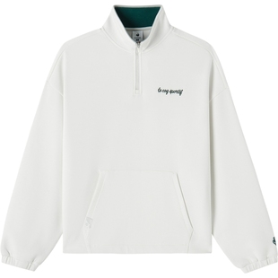 【网球】乐卡克法国公鸡秋季女子半拉链运动翻领卫衣外套